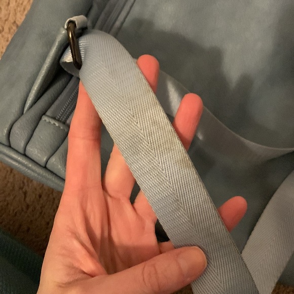 Blue Backpack/ Shoulder Bag - Picture 8 of 9